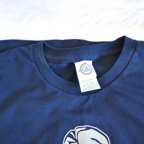 NWOT Delta Pro Weight Plus Size Women's Graphic Tee Adulting Not Fun Blue 2XL - Picture 3 of 3